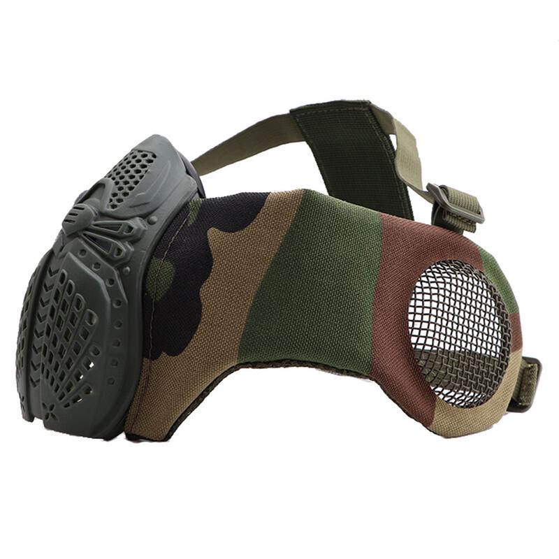 Miflame Tactical Half-Face Protective Mask with Ear Protection