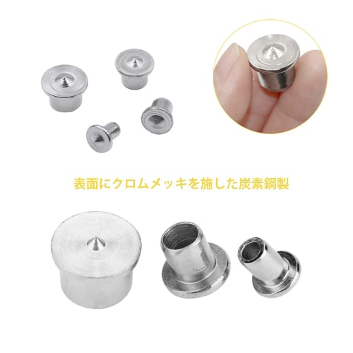 YFFSFDC Dowel Center, Pack of 16, Dowel Marking Punch for 6mm, 8mm, 10mm, and 12mm Dowels, Wood Point Marker, Dowel Marker for Woodworking, 4 of Each