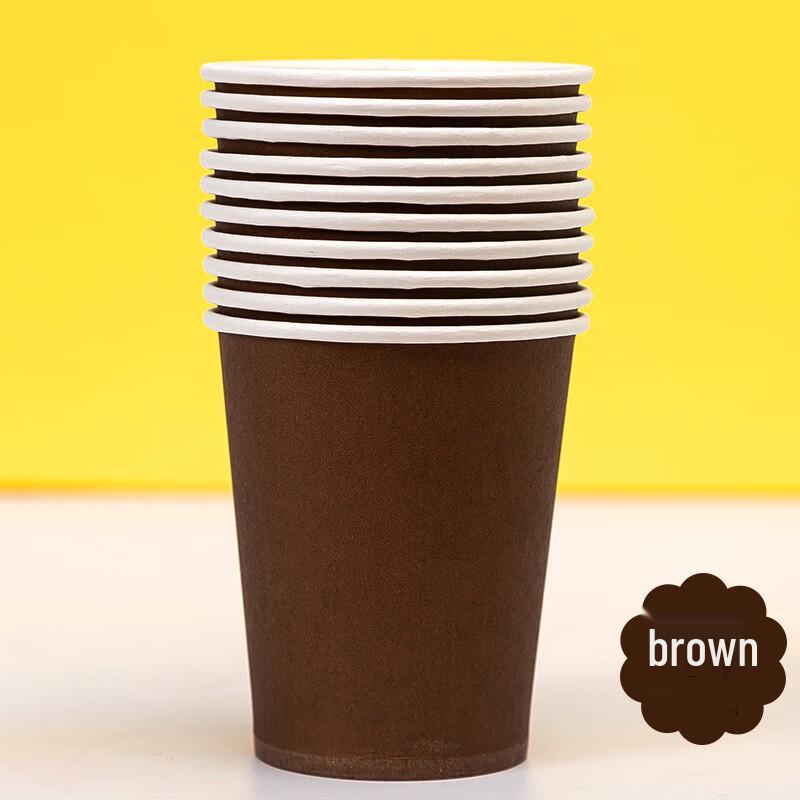 DYMAYKI Thickened Colored Disposable Paper Cups