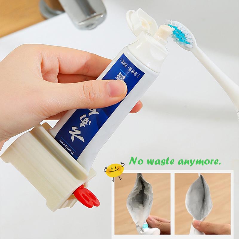 3Pcs Manual Toothpaste Squeezer Toothpaste Tube Holder Facial Cleanser Rolling Squeezing Dispenser Bathroom Accessories
