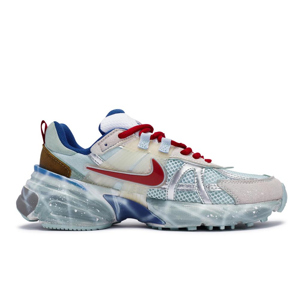 Nike V2K Run Scarpe da Corsa Traspiranti Resistenti all'Abrasione Basse Donna Blu HF5724-061(Team80-S-BOX)