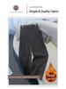 Women's 2025 High-Waist Pleated Wool Scimitar Pants: Autumn/Winter Wide-Leg, Plus Velvet, Warm, Casual, Banana Pants.