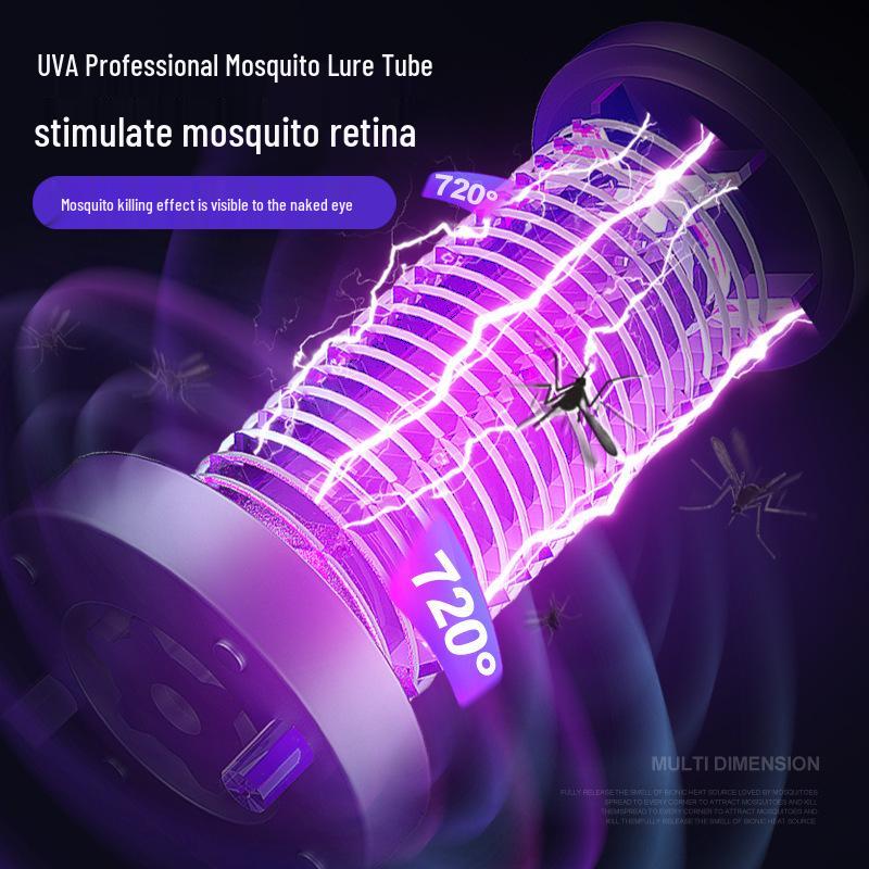 Smart LED Mosquito Killer: Wall-Mounted, USB Rechargeable, Electric Shock Repellent