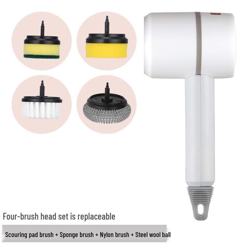 Multifunctional Handheld Electric Cleaning Brush for Kitchen, Bathroom, Bowls, and Shoes