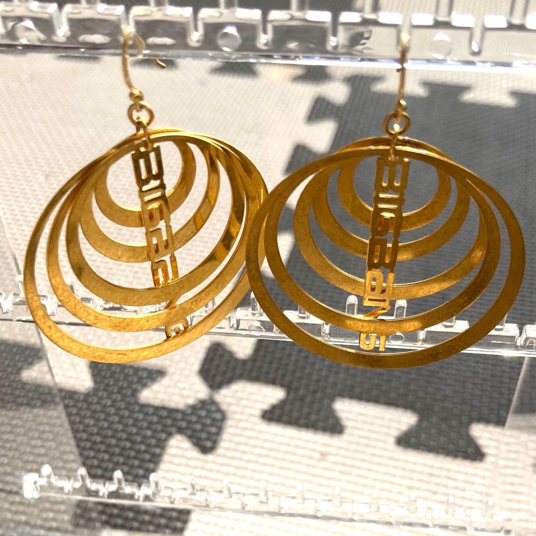 

[USED] BIGBANG Official Merchandise Gold-Plated Circle Earrings