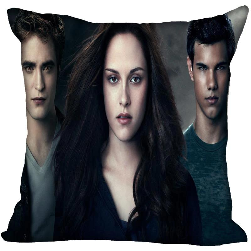 Die Twilight Saga Biss zum Morgengrauen Kissenbezug Schlafzimmer Haus Dekorativ Geschenk Kissenhülle Quadratisch Reißverschluss Kissenbezüge Satin Weich