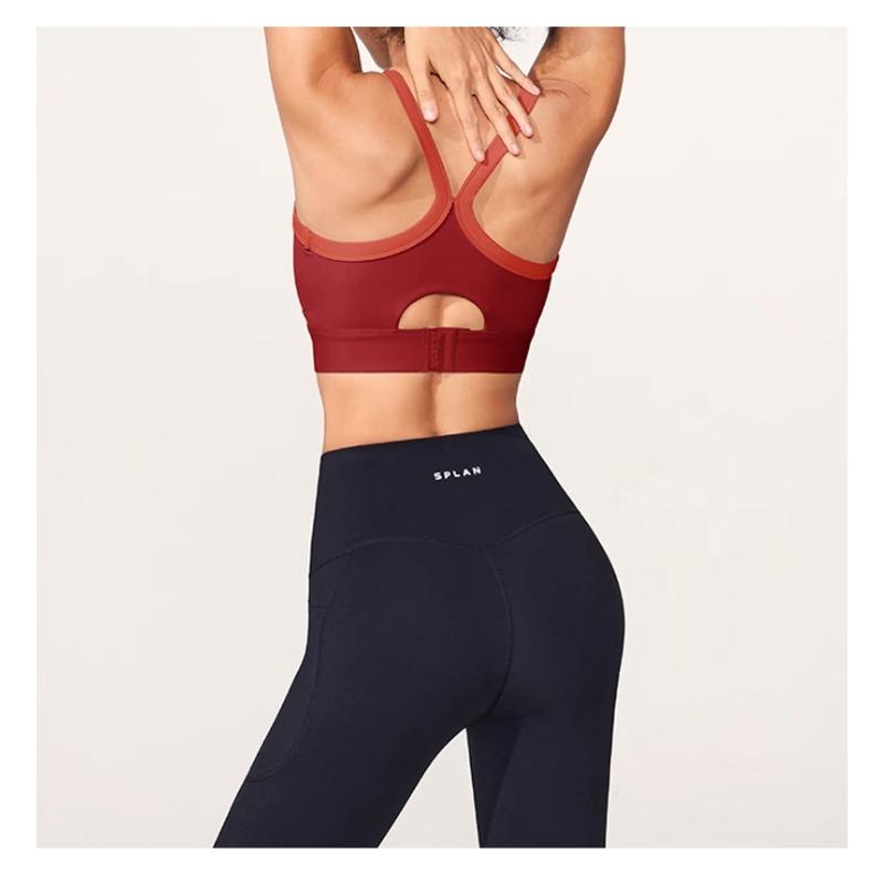High Support Push Up Backless Sports Bra For Yoga Running Gym