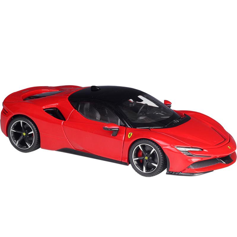 Bimei 18-26028 SF90 Stradale Alloy Supercar Model Ornament Gift
