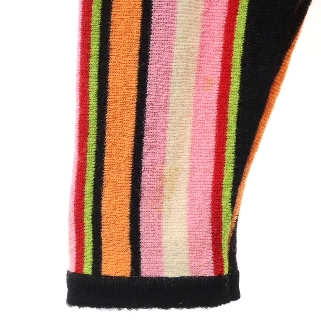 KENZO CLUB 90s Made in Japan Old Striped Pattern Long sleeve Half zip knit Women Used