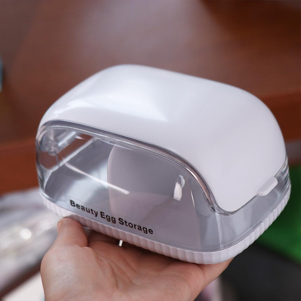 With Lid Makeup Sponge Box Beauty Tools Powder Puff Container Beauty Egg Storage Box  Makeup