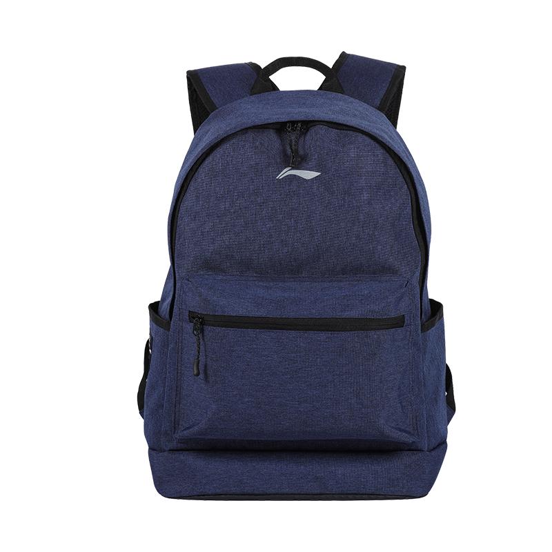 Li Ning Badminton Collection Polyester Backpack Regular Unisex Blue ABSQ564-12