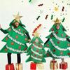 Tree Shaped Christmas Performance Costume Stage Performance Costume  Carnival Festival