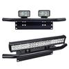 Car Front License Plate Mounting Bracket Black Universal Fit Front Grille LED Spotlight Holder for Automobiles