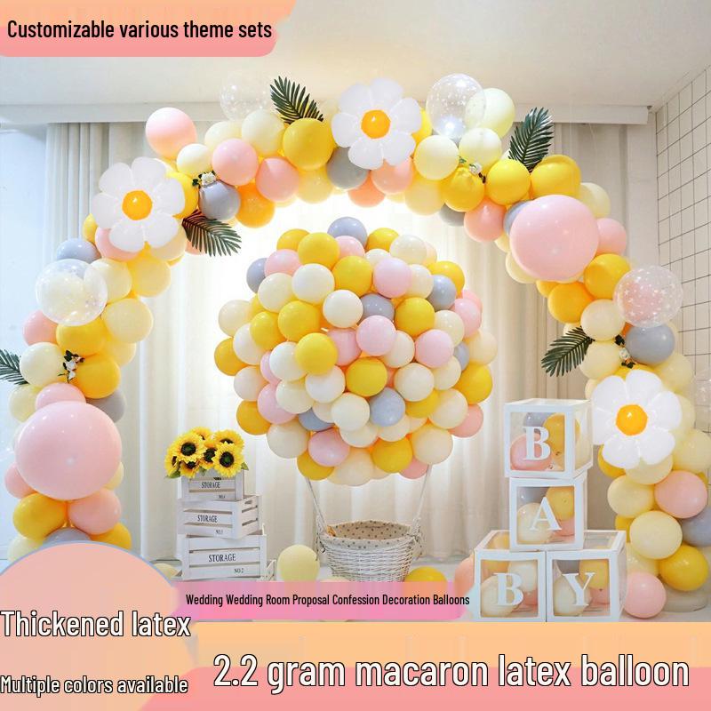 10-Inch Candy Color Latex Balloons for Weddings & Birthdays - 2.2g