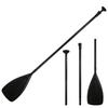 3-Piece Detachable SUP Paddle Adjustable Length Stand Up Paddleboard Paddles Aluminum Alloy SUP Surfpaddle for Canoe Kayaking