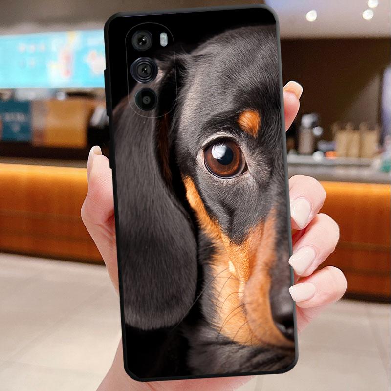 

Phone Case For Motorola Edge 50 40 Pro 60 50 40 30 Ultra Neo Fusion Moto G85 G72 G53 G54 G84 G13 G32 Dachshund Dog Moto G32