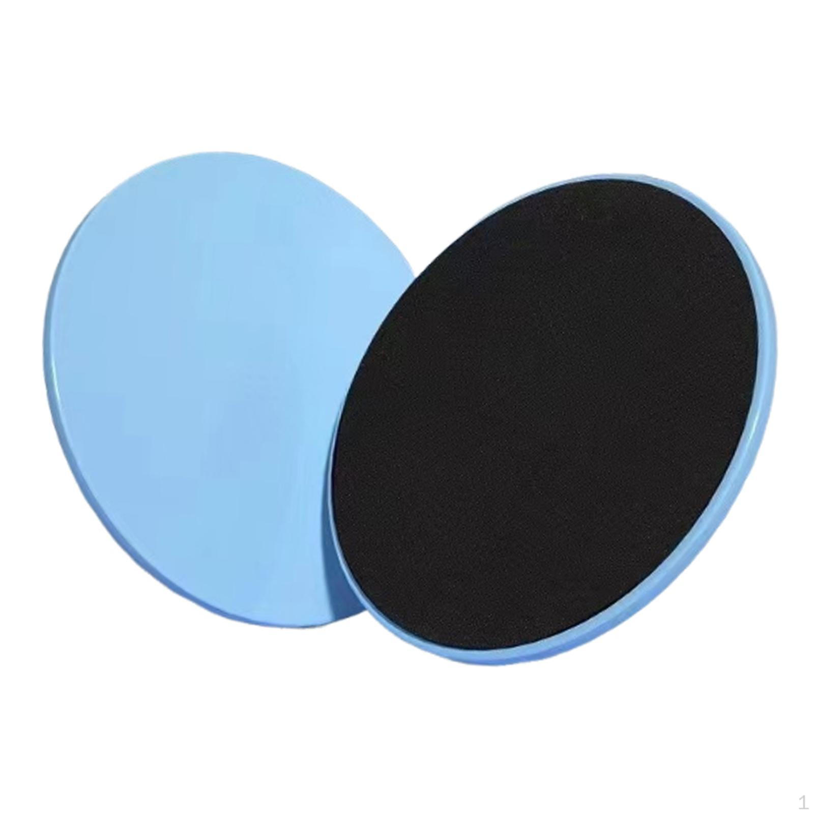 2 Pieces Core Sliders for Working Out Fitness Discs Women And Men -Fitness Equipment синий