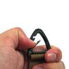 Tactical Nylon Webbing Carabiner Key Ring with Single Point Triangle Buckle