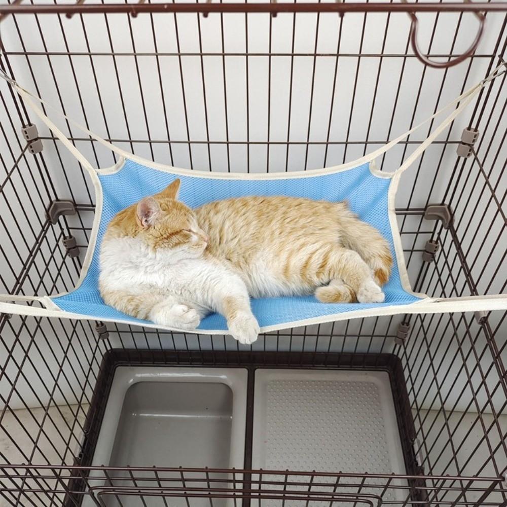 Breathable Mesh Cat Hanging Hammock Wear Resistant Hanging Sleeping Bed  for Cats and Dogs