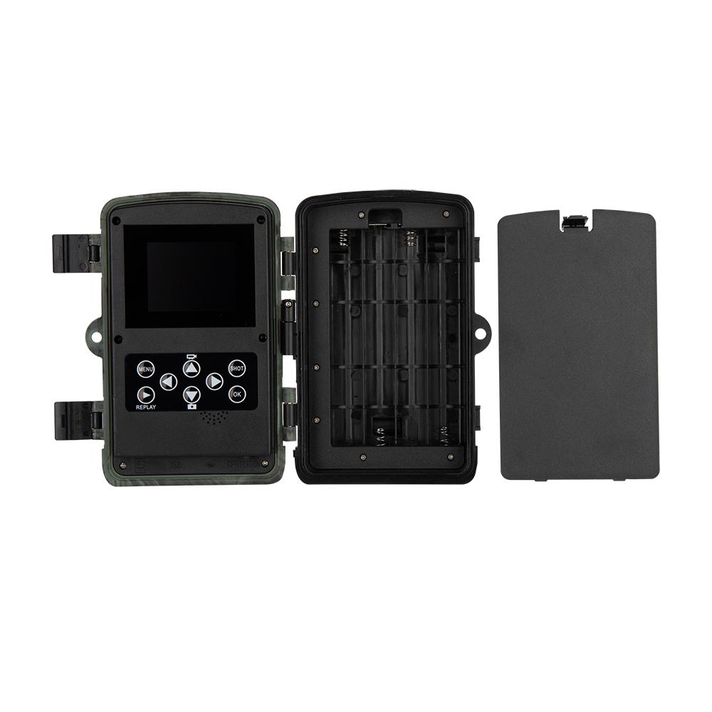 1080P 16MP Hunting Trail Camera with Night Vision IP56 Waterproof 0.5s Trigger Time Photo Trap for Wild Camera Use