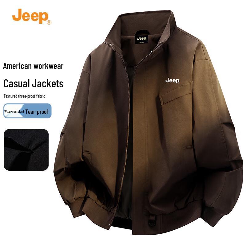 Jeep Men s Workwear Stand-up Collar Jacket XL