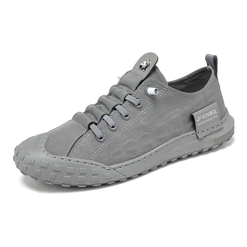 2025 Summer New Men's Canvas Slip-On Work Shoes Waterproof Non-Slip Chef Professional Breathable Beijing Cloth Casual Sneakers