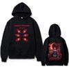 Anime Demon Slayer Kokushibo Hoodie Herren Vintage Lässiges Sweatshirt Herren Damen Mode Japanische Cartoon Manga Pullover Hoodies