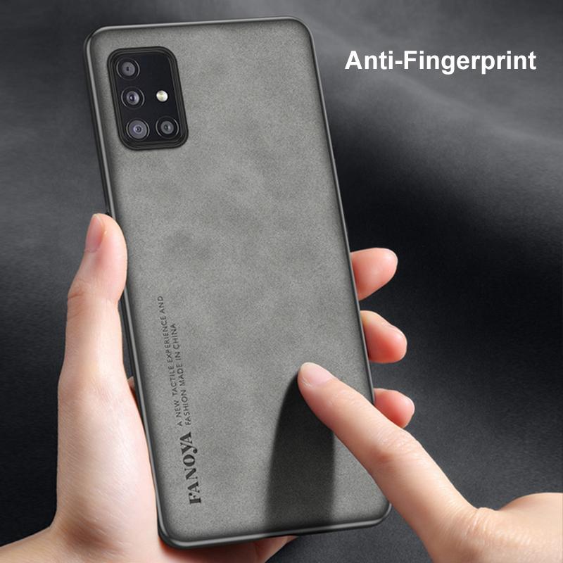 Luxusní pouzdro z PU kůže pro Samsung Galaxy M51 A31 A51 A71 4G Kryt Matné silikonové ochranné pouzdro na telefon pro Samsung A51 A71 5G