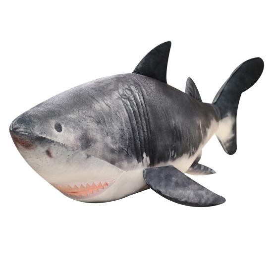 

Плюшевая кукла Акула 22 Реалистичная серая акула Подушка Мягкая плюшевая игрушка Акула Игрушка для обнимания Уникальный подарок для детей