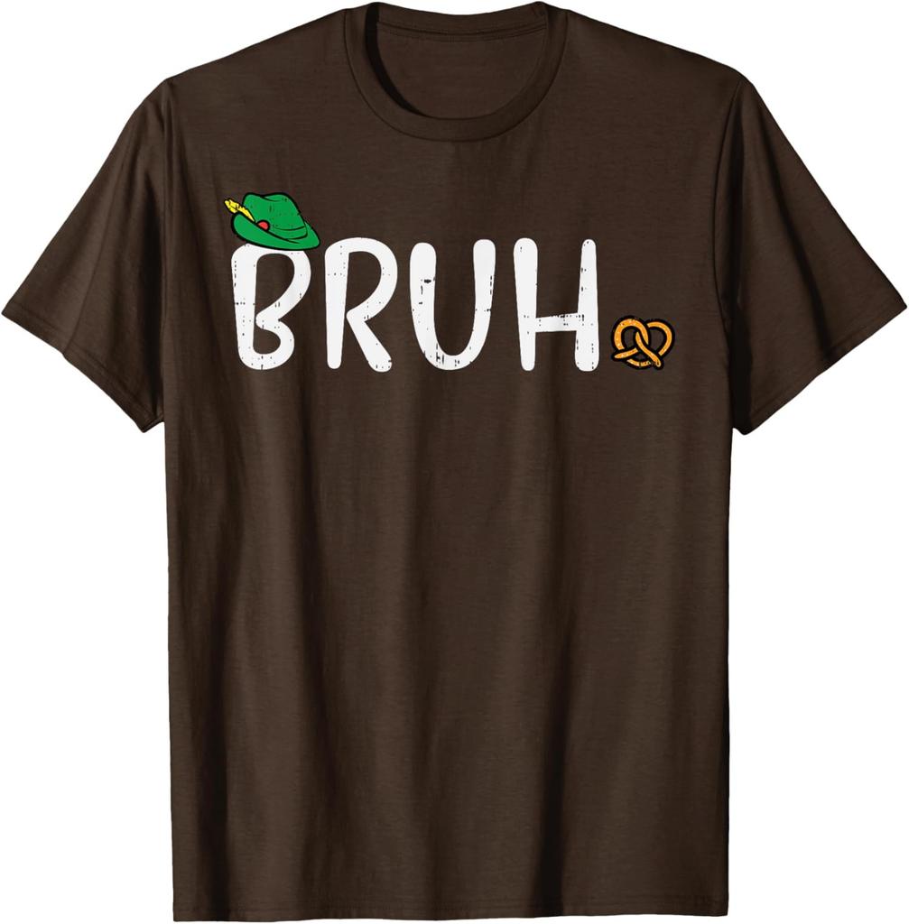 Bruh Fun German Bavarian Festival Design Funny Bruh Unisex T-Shirt