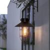 JYL TS/003,Solar LED Filtern Iron Lantern Vintage Pendant Light for Outdoor Garden Camping and Waterproof Hanging Decor