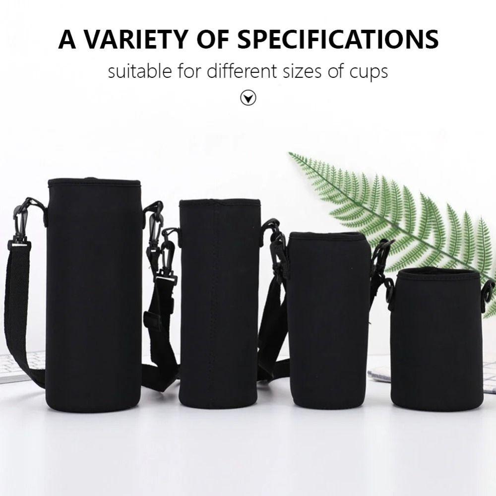 Neoprene Sport Cup Covers Bag Black Mug Bottle Case Water Bottle Cover Bag Sports Bottle