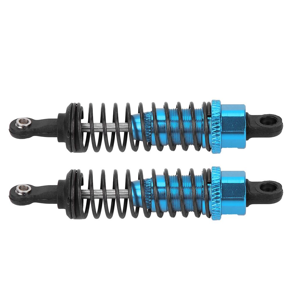 2PCS 1 16 Remote Control Car Metal Shock Absorber Damper for 1:16 RC Car 70mm Blue