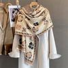 Autumn and Winter Travel Warm Cashmere Shawl Scarf Fashion Women Luxury Print Pashmina Blanket Wraps Female Poncho Bufanda