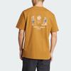 Adidas Terrex Fashion Simple Loose Pullover Round Neck Short Sleeve T-Shirt Men Tops Rock-Layer-Bronze Detective-Gold JY4835