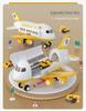 Extra Large Inertial Toy Airplane with Storage, Lights & Music - Educational Toy Set for Kids