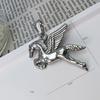 Pegasus Pendant Necklace for Men Angel Wings Horse Design Stainless Steel Hypoallergenic Chain Ideal Valentine's Day Gift for Partner