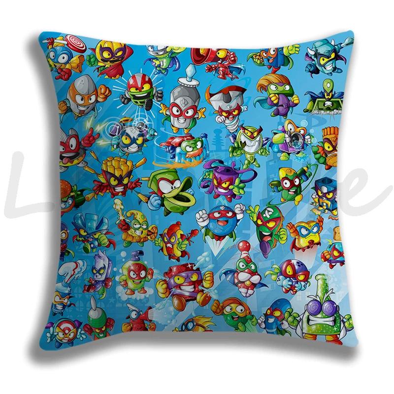 Superthings Pillow Case Single Sides Pillowcase Home Pillowcase Decorative Sofa Pillow Cover Bedroom Car Protection Pillow Case