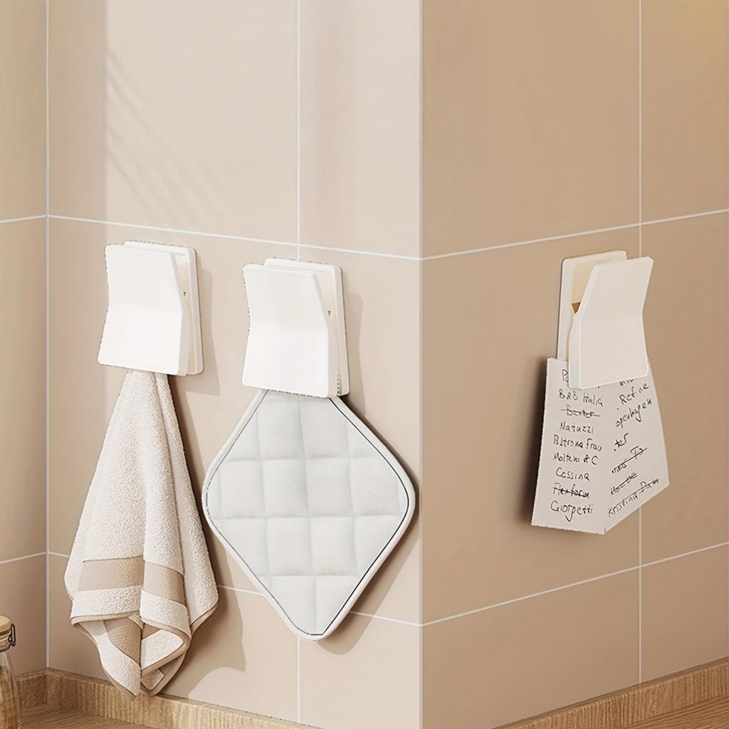 4pcs Kitchen Glove Storage Hooks, Rubber Glove Holders & Cloth Clips, Practical for Hanging Dishwashing Gloves at Home
