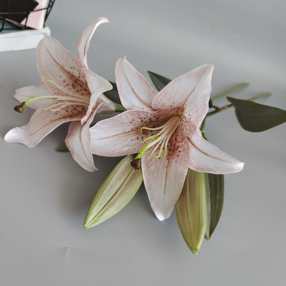 Chambre Mariage Style Nordique Bouquets Floraux Multicolores Plante Artificielle Lys Artificiels Fleur Artificielle
