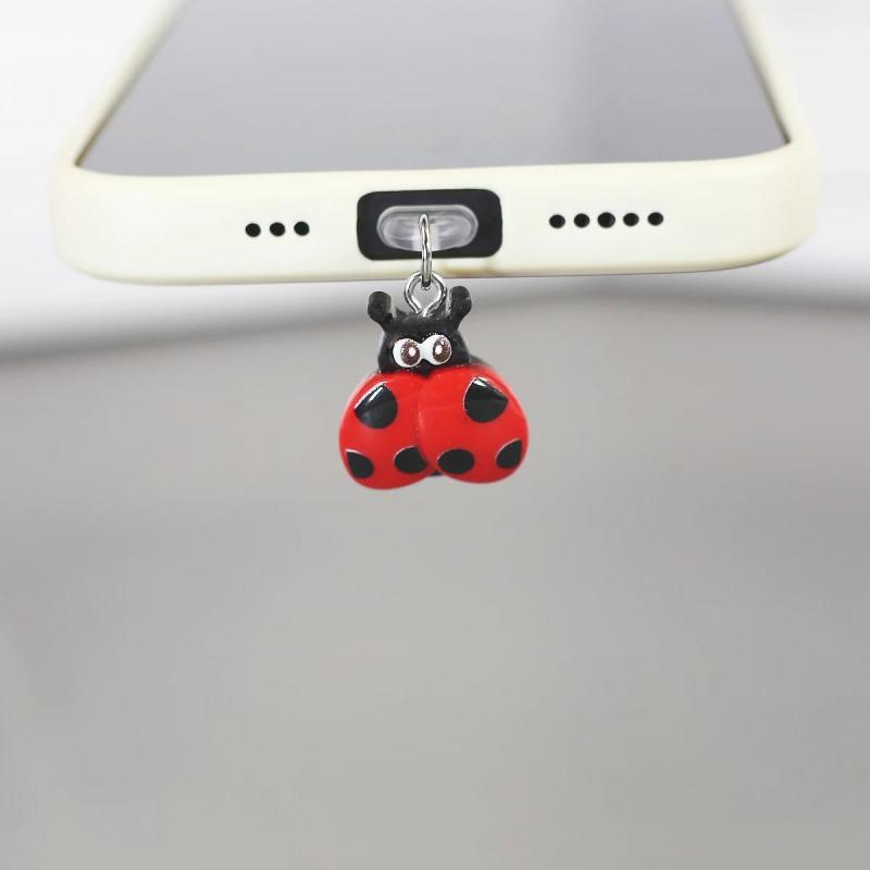 

Милая клубника вишня фрукты телефон пылезащитная заглушка аксессуары украшение для iPhone порт Type-C подвеска