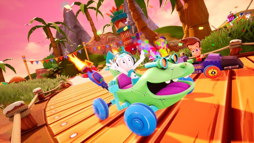 Nickelodeon Kart Racers Slime Speedway North PS5 3 (Versione di importazione America) -