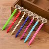 Kawaii Crystal Ballpoint Pen Fashion Girl Heart Shape Large Diamond Metal Pen