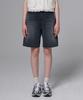 Aussel Bermuda Denim Jeans Dark Grey
