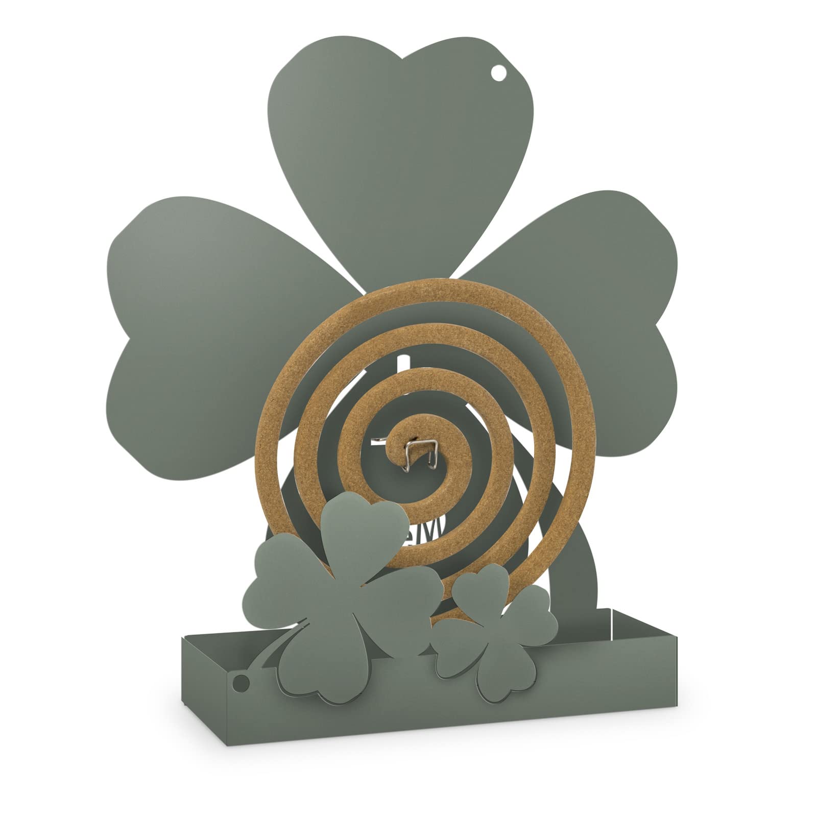 

ARTI MESTIERI Mosquito Coil Holder Leaf quadrifoglio & Four Clover 0ZA11386C57-CN