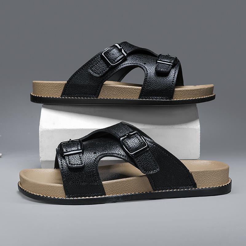 Summer Sandals Men's Casual Slippers 2025 New Outer Wear Sports Driving Dual-purpose Wear-resistant Beach Sandals