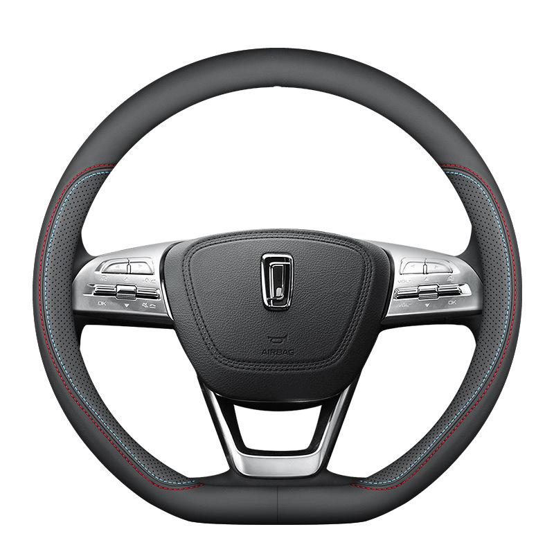 Genuine Leather Non-Slip Ultra-Thin Steering Wheel Cover for Pentium Models X40, B50, B70, B90, X80, T33, T99, M80