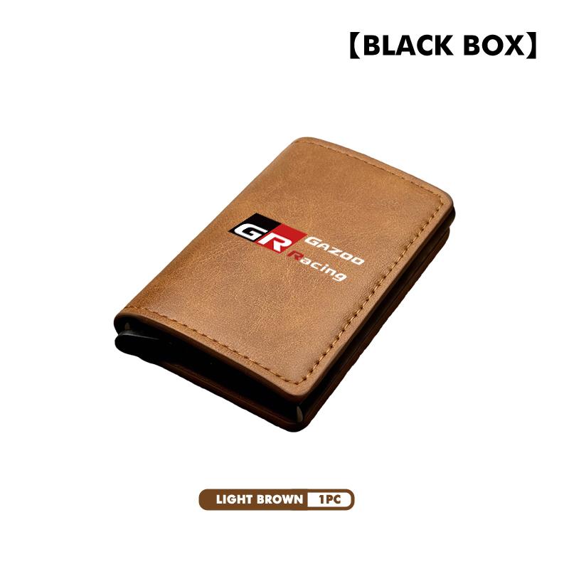 For Toyota Men's Car Anti Magnetic Anti Theft Storage Bag ID Credit Card Wallet Crown Yaris Corolla Prius Auris CHR Avalon GR