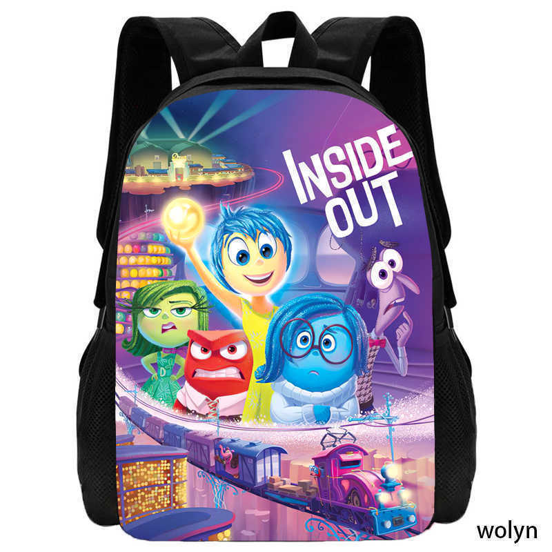 Inside Out 2 Anime Backpack For School And Travel With Storage Compartments