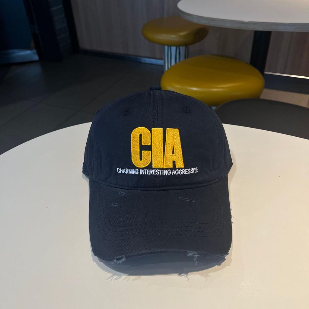 Embroidery Cap Men's and Women's Hats Ins Feng Shui Washing Cap Casual Versatile Color Matching Soft Top Sunshade Baseball Cap Letters